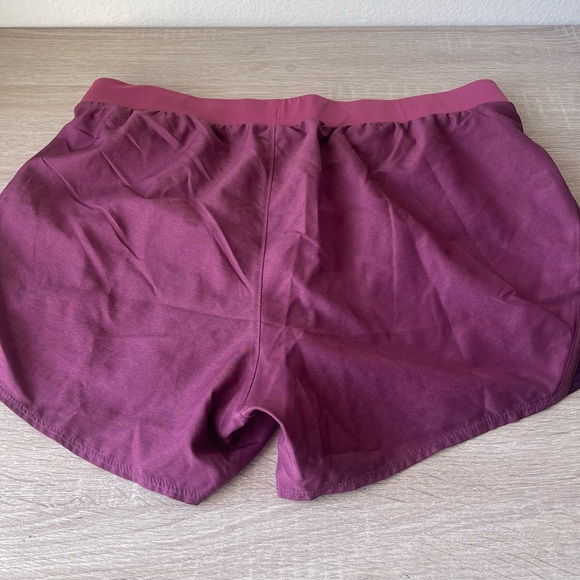 Under Armour Women's Athletic Shorts - Orange/Rust and Burgundy - Picture 4 of 9